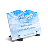 Plaque funéraire nuages 30 Plaquedeces.fr